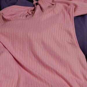 Long pink hooded dress new no tags